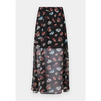 Abbildung von ONLY Onlasta LIFE SLIT Ankle Skirt Maxirock, Damen, Größe: Medium, Black
