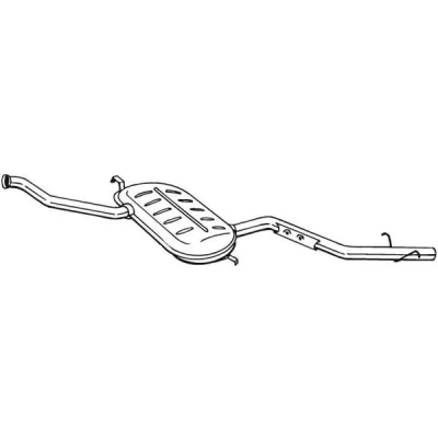 Abbildung von BOSAL 290 517 Mittelschalldämpfer VOLVO: C70 I Coupe, V70