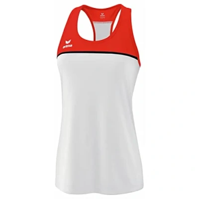 Abbildung von Erima Change BY TANK Top, Damen, Größe: 34, Weiss rot schwarz