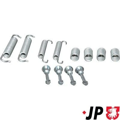 Abbildung von JP GROUP 1463950110 Zubehörsatz, Feststellbremsbacken Hinterachse BMW: 3 Saloon, Touring, 1 Hatchback