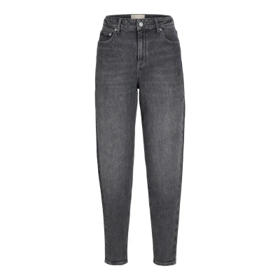 Abbildung von JJXX Jxlisbon MOM HIGH Waist Jeans Relaxed Fit, Damen, Größe: 24x30, Grey denim