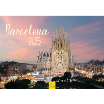 Abbildung von Edition Seidel Premium Kalender Barcelona 2025 Format DIN A3 Wandkalender Spanien Katalonien Picasso Metropole Skyline