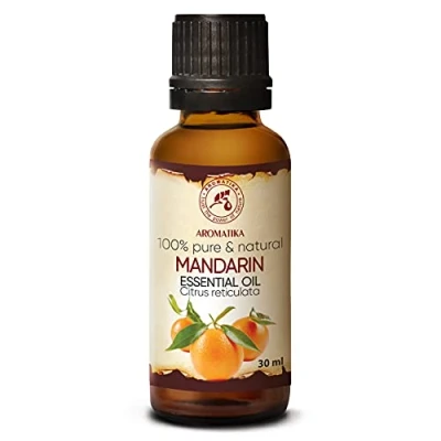 Abbildung von Mandarin Ätherisches Öl 30ml Citrus Reticulata Aromatherapie für Diffusers und Duftlampe Duftöle Seifenherstellung Pflege Öle Haut &amp; Haare
