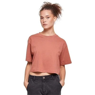 Abbildung von Urban Classics Tshirt basic, Damen, Größe: Small, Terracotta