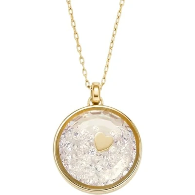 Abbildung von Fossil Damenkette Anhänger Edelstahl goldfarben, JF04818710