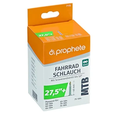 Abbildung von Prophete Fahrradschlauch 27,5&quot; x 2,2 3,0, MTB Boost Size Schlauch, Sclaverandventil