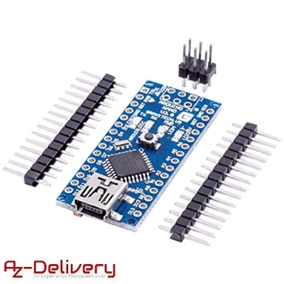 Abbildung von AZDelivery 5 x Nano V3 inkl. mit FT232RL kompatiblem Chip und ATmega328 16MHz ATmega328P kompatibel inklusive E Book!
