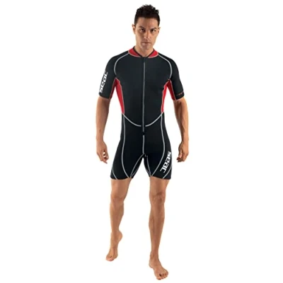 Abbildung von Seac Ciao Man, Kurzarmanzug für Herren aus 2,5 mm Neopren zum Schnorcheln, Tauchen und andere Wassersportarten