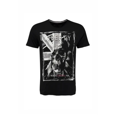 Abbildung von Key Largo MT Klliberty Round Tshirt print, Herren, Größe: 3XL, Black