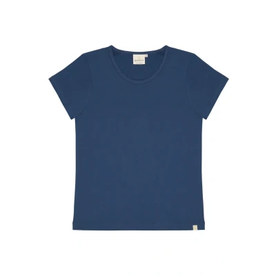 Abbildung von loud + proud Single Tshirt basic, Damen, Größe: 38, Ultramarinblau