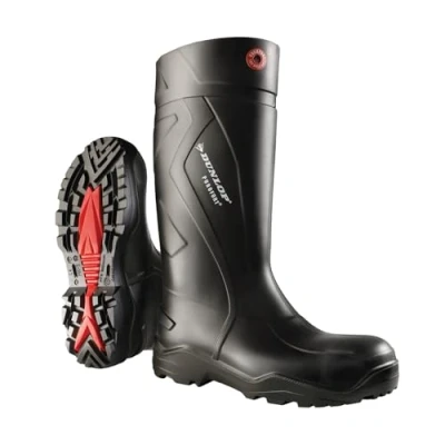 Abbildung von Dunlop Protective Footwear, C762041, Purofort+ Full Safety, Schwarz/Rot, Größe 44 EU