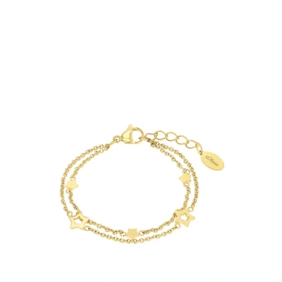 Abbildung von s.Oliver Stern Armband goldcoloured, Damen, Größe: 17, Gold coloured