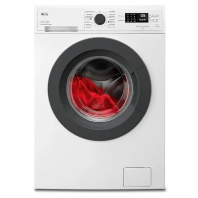 Abbildung von AEG LWK6A50680 Waschtrockner Serie 6000 / Wash2Dry mit 5 Kombi Programmen 8 kg Waschen 4 Trocknen/Mengenautomatik/Energiekl. D/A/Kindersicherung/LED Display 1600 U/min/Weiß