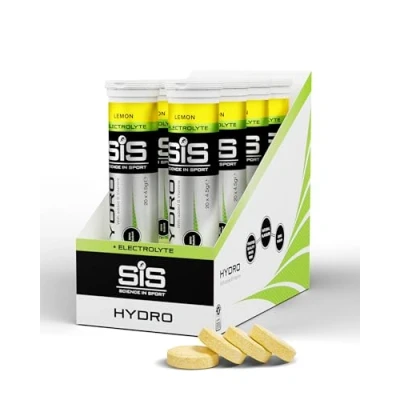 Abbildung von Science in Sport HYDRO Tabletten 160 Stk. Zitrone Elektrolyte Tabletten, Vegan &amp; glutenfrei, Brausetabletten zur Anregung von Hydration und für einen ausgeglichenen Haushalt