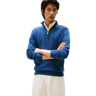 Abbildung von Tommy Hilfiger Troyer »ESSENTIAL COTTON ZIP MOCK«