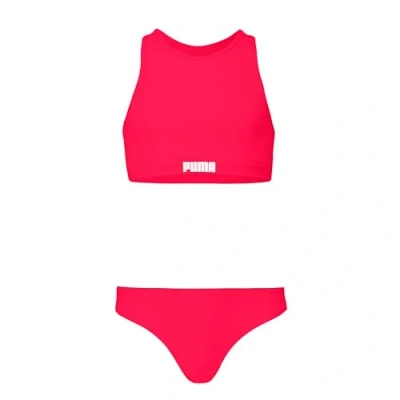 Abbildung von PUMA Mädchen Raceback Bikini Set, Rose Red, 164 EU