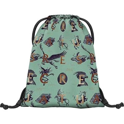 Abbildung von Baagl Tagesrucksack Sportbeutel für Kinder, Größe: One Size, Green/grey