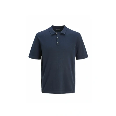 Abbildung von Jack &amp; Jones Jjeemil Poloshirt, Herren, Größe: Large, Navy blazer
