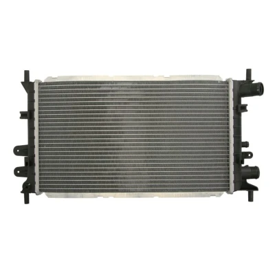 Abbildung von NISSENS 62163 Kühler, Motorkühlung Aluminium 499 298 26 Kühlrippen gelötet FORD: Escort 6 Kombi