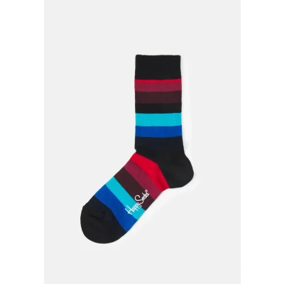 Abbildung von Happy Socks Stripe SOCK Unisex Socken, Größe: 41 46, Black multi