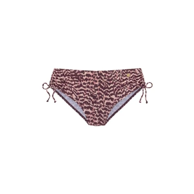 Abbildung von Lascana Bikinihose, Damen, Größe: 34, Bordeaux bedruckt