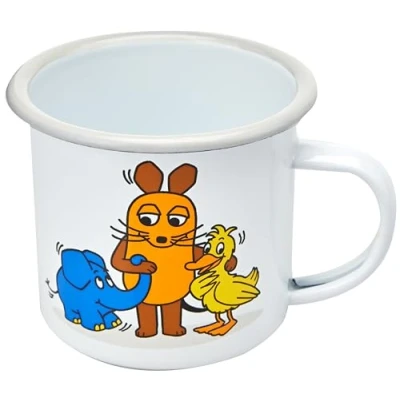 Abbildung von Trötsch Die Maus Emaille Becher Tasse und Freunde