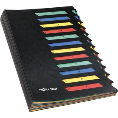 Abbildung von Pagna Deskorganizer Classic (Sammelmappe, 24 Fächer, A Z) schwarz