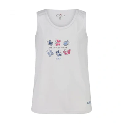 Abbildung von CMP Unisex Kinder Tanktop Hiking Shirt, Weiß Provence, 116