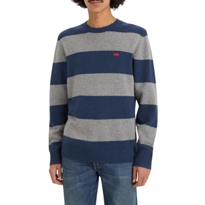 Abbildung von Levi&#039;s Original HM Sweater Strickpullover, Herren, Größe: Small, Calloway stripe sargasso sea
