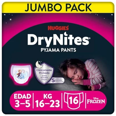 Abbildung von Dry Nites Pyjama Unterhosen Girl 3 5 Jahre, 1er Pack (1 x 16 Stück)