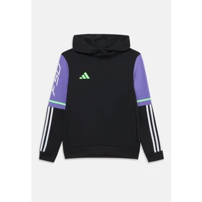 Abbildung von adidas Performance F50 Hoodie Youth Unisex Sweatshirt für Kinder, Größe: 152, Black/purple