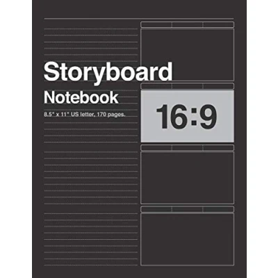 Abbildung von Storyboard Notebook 16:9, 8.5&quot;x11&quot; US Letter, 170 pages.: For Directors, Animators &amp; Creative Storytellers