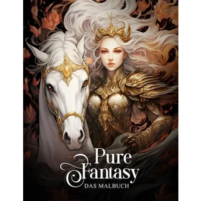 Abbildung von Pure Fantasy Malbuch für Erwachsene: 50 fantastische Motive von Elfen, Hexen, Drachen und anderen Fabelwesen