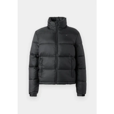 Abbildung von Tommy Jeans HOOD Puffer Winterjacke, Damen, Größe: 52, Black