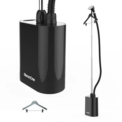 Abbildung von SteamOne Vertikaler Steamer 1900W, 40g/min, 35min Autonomie, 1200ml Tank, in 60s bereit, 2,5m Kabel, antibakterielle Dampfbürste für alle Textilien UNI900GB