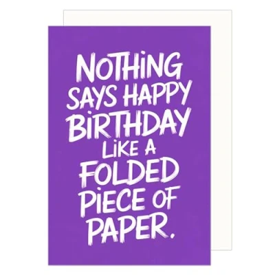 Abbildung von Edition Seidel Premium Geburtstagskarte mit Umschlag. Glückwunschkarte Grußkarte Karte Spruch Geburtstag Happy Birthday Mann Frau lustig Humor (G3659 SW024)
