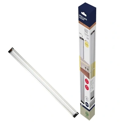 Abbildung von MÜLLER LICHT LED Unterbauleuchte Balic Sensor 50, Aluminium, 7.5 W, Silber, 50 x 2.87 1 cm