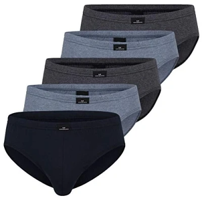 Abbildung von Götzburg Herren Slip 740921 5er Pack (XXL, 631 blau dunkel Melange)