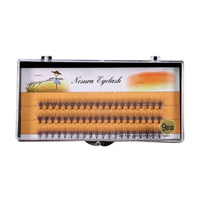 Abbildung von Künstliche Cluster Wimpern, 60 Stück pro Tray, Haofy Falsche Wimpern Extensions, 3D Volumen für Mädchen Frauen Damen, in Verschiedene Längen von 6 mm bis 14