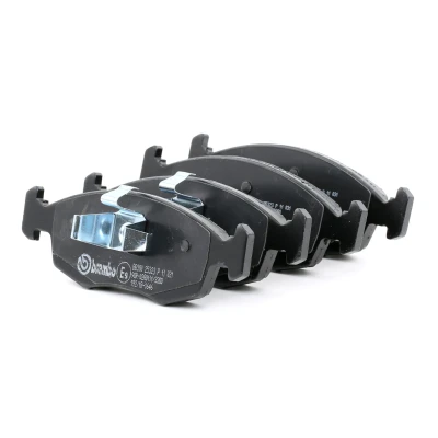 Abbildung von BREMBO P 11 031 Bremsbelagsatz mit akustischer Verschleißwarnung Kolbenclip ohne Zubehör FIAT: Panda III Hatchback, 500 Hatchback kfzteile, mister