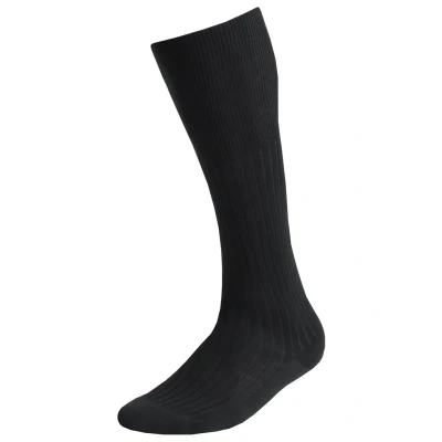 Abbildung von Falke Bristol PURE Kneehigh Business &amp; Casual Kniestrümpfe, Herren, Größe: 45 46, Dark navy