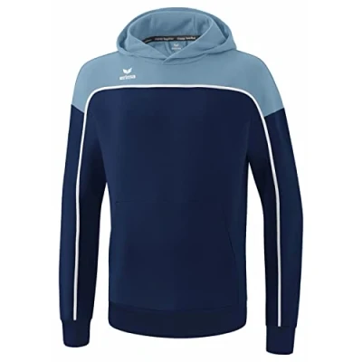 Abbildung von Erima Herren „CHANGE by erima&quot; Kapuzensweat, new navy/faded denim/weiß, M