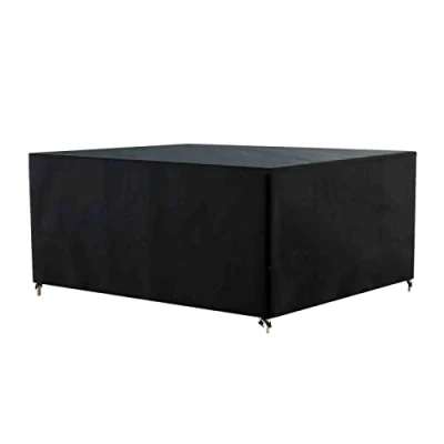 Abbildung von Awnic Abdeckplane Gartenmöbel Schutzhülle Wasserdicht Winterfest Rechteck 420D Oxford Gewebe 250x210x71cm