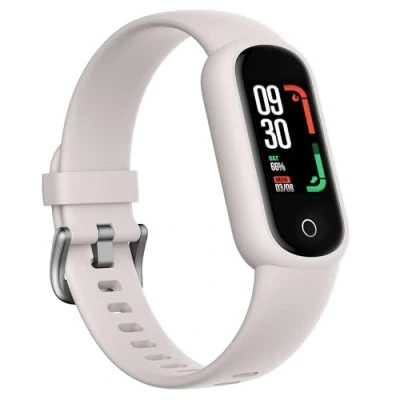 Abbildung von TOOBUR Fitness Tracker mit schrittzähler Fitnessuhr Wasserdicht Pulsuhr Herzfrequenz Schlaftracker Pulsmesser Sportuhr 14 Sportmodi Armband Damen Herren Android iOS Kompatibel, Beige