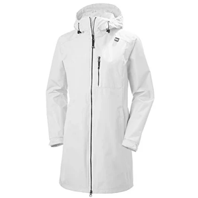 Abbildung von Helly Hansen Damen Lange Belfast Regenjacke, S, Weiß