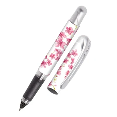 Abbildung von Online Tintenpatronen Rollerball College Cherry Blossom, Stift für Rechtshänder und Linkshänder, ergonomisches Griffstück, Tintenroller, Standard Tintenpatronen, inkl. Kombipatrone, 1 Stück (1er Pack)