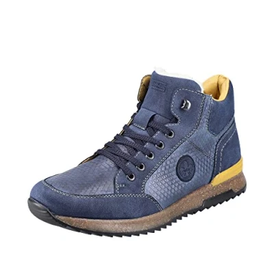 Abbildung von Rieker Herren 36141 Mode Stiefel, blau, 42 EU