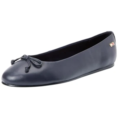 Abbildung von Tommy Hilfiger Essential CHIC Klassischer Ballerina, Damen, Größe: 37, Space blue Schuhe