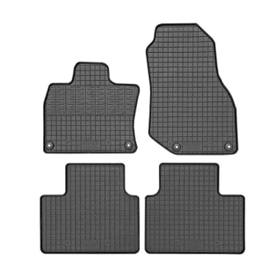 Abbildung von AutoStyle Set CK RLY01 Fußmattensatz Gummi 4 schwarz 720mm 500mm