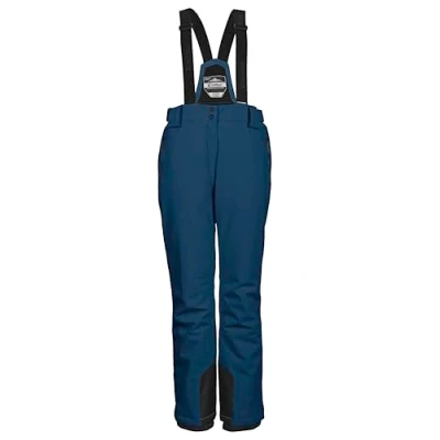 Abbildung von killtec Damen Funktionshose/Skihose mit abnehmbaren Trägern, Kantenschutz und Schneefang KSW 249 WMN SKI PNTS, dunkelpetrol, 42, 37559 000